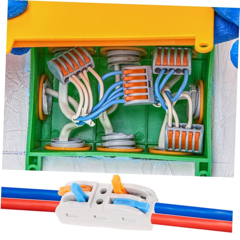 10Pcs Quick Splice Wire Connectors Kit for Home Automotive Easy Plug Play Compact Design - Image 2